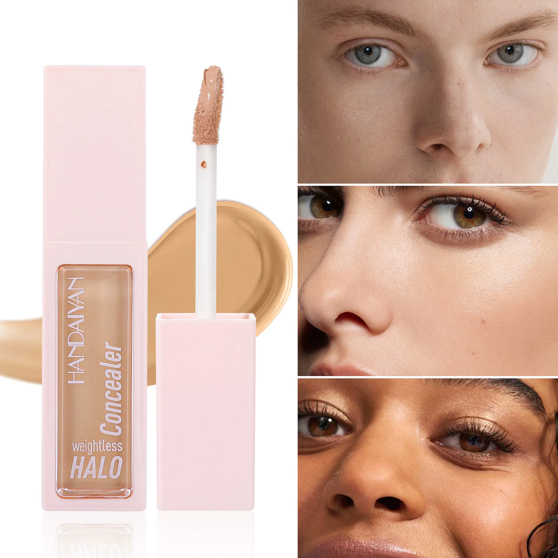 Matte Liquid Concealer For Men Women Long Lasting Oil Control Dark Circle Corrector Poreless Foundation Cream Moisturizing