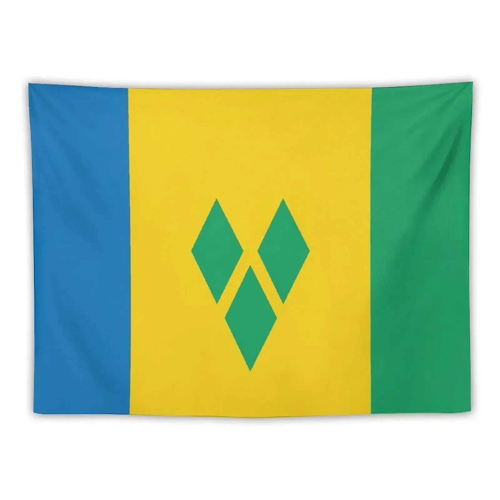 St. Vincent and The Grenadines National Flag Tapestry Home Decorating House Decor Wall Tapestries Aesthetic Room Decors Tapestry