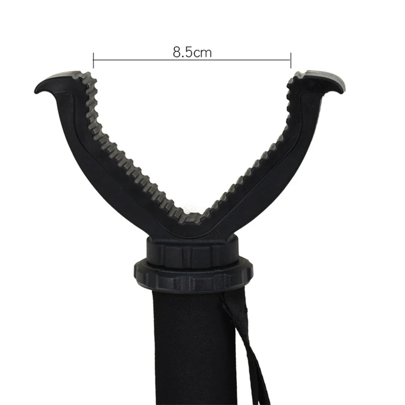 Aluminum Alloy Hunting Stand Adjustable Height Monopod Portable Hunting Accessories With Anti-Lost Wristband