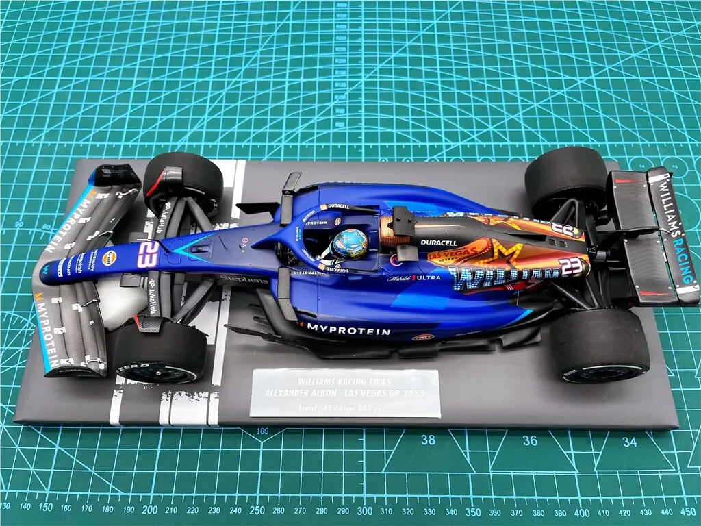 

Minichamps 1:18 F1 FW45 Albon Las Vegas 2023 Simulation Limited Edition Resin Metal Static Car Model Toy Gift