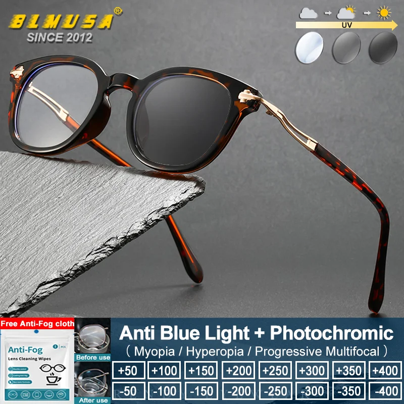 

BLMUSA (S) Everyday Wear Women's Small Frame Myopia Hyperopia Glasses High Quality Anti Blue Light Prescription Reading Eyeware