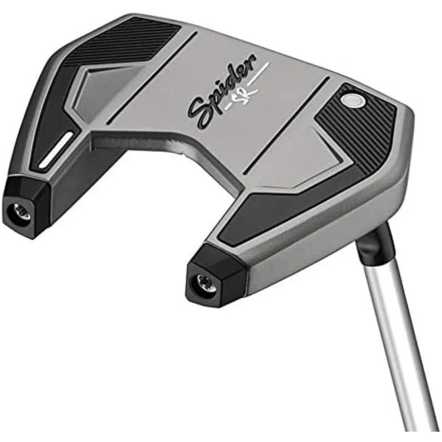 Spider SR Putter Platinum White White Flowneck 9 لممارسة وضع الجولف الدقيقة على الممرات والخضراء والثبات المتقدمة