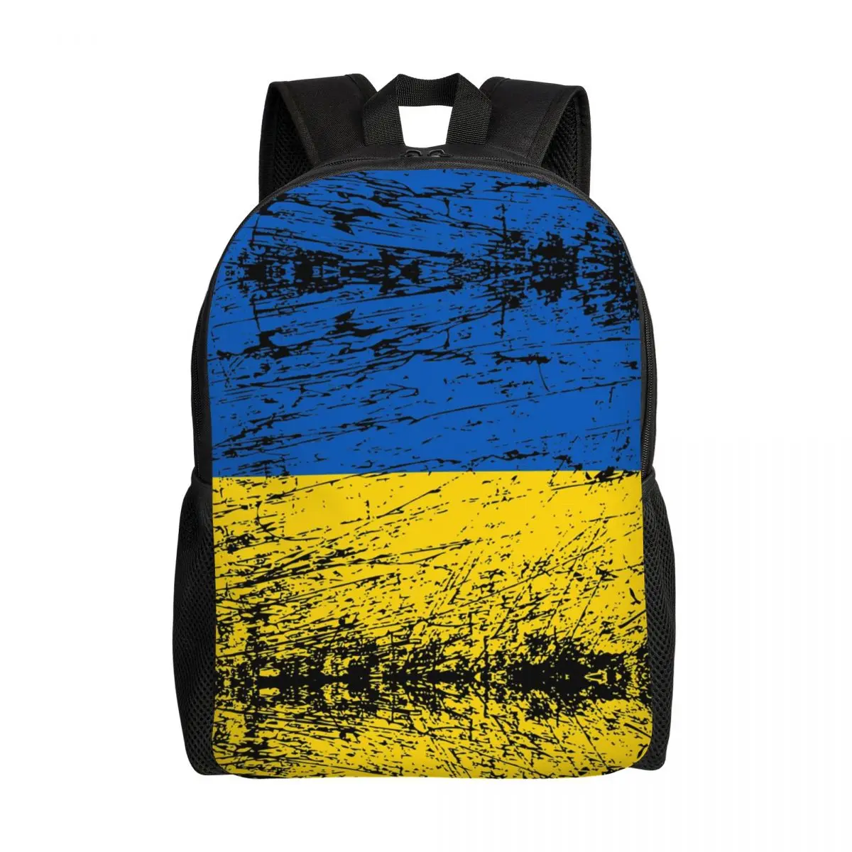 

3D Print Ukraine Flag Ukrainian Backpack for Girls Boys Ukraine College School Travel Bags Women Men Bookbag Fits 15 Inch Laptop