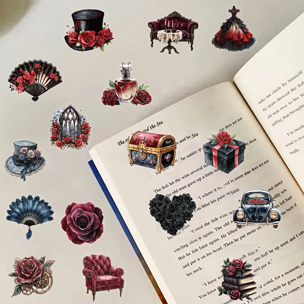 50PCS Set Of Tropical Fish Sticker Notebook Modern Scrapbooking Suitcase DIY Phone Waterproof Room Cafe Room Classic Stickers  ﻿