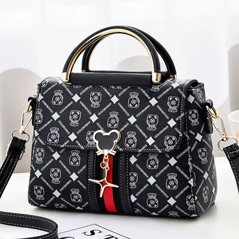 New Shoulder bag Women bag tote luxury designer handbag women Handbags leather Printed monogram single shoulder straddle bag - Image 6