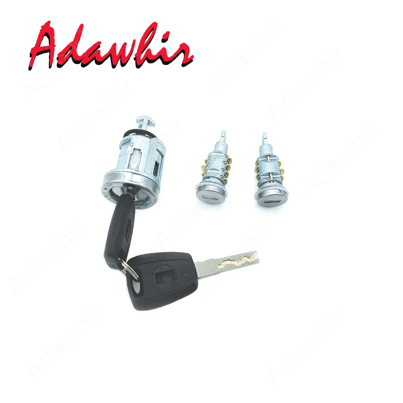 For Fiat Ducato 250 Citroen Relay Jumper III Peugeot Boxer III 2006- SIP22 Blade Door Cylinder + Ignition Cylinder Set