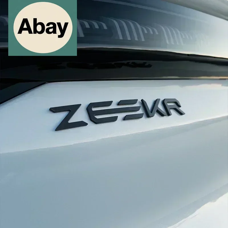 

Fit For Zeekr 001/007/X Special Modification Matte Metal Car Tailgate Decoration Sticker Lettering Modification car Accessories