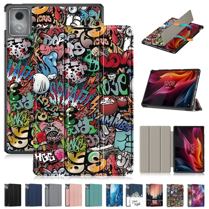 

GEFENIS For Lenovo Tab K11 Plus Case 11.45 Fashion Paint Smart Leather Cover For Funda Lenovo Tab K11 Plus 11.45 Inch Tb352fu Ca
