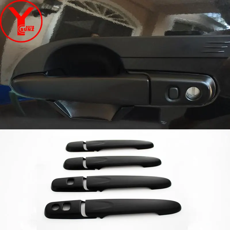 Carbon Fiber Door Handle Bowl Cover Toyota Rush 2017 2018 2019 ABS Chromium Car Styling Parts Auto Accessories YCSUNZ - Image 5