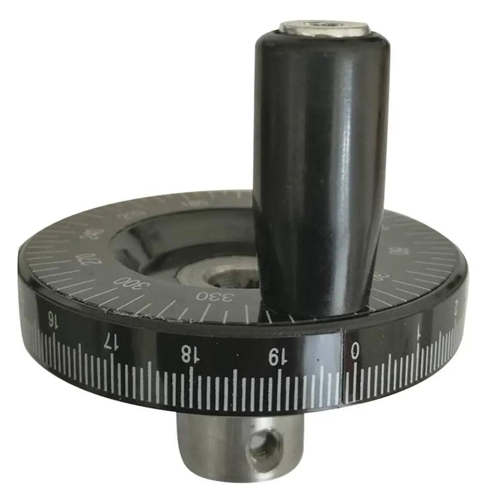 10 x 63 mm/8 x 63 mm/10 x 80 mm afgestudeerd handwiel met hoekschaal bakeliet frezen handwiel mechanische onderdelen