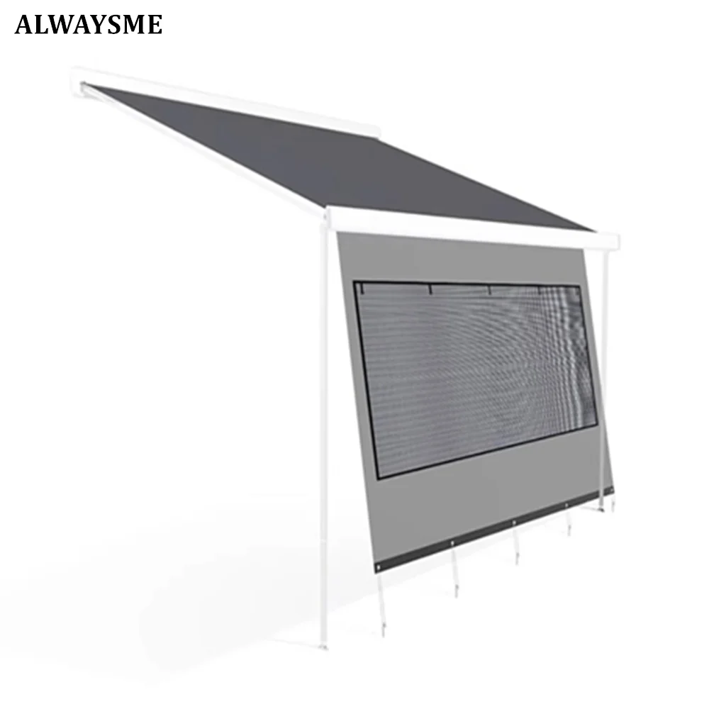 Наружный автомобильный боковой навес ALWAYSME из Оксфордской ткани, Выдвижной Автомобильный боковой навес