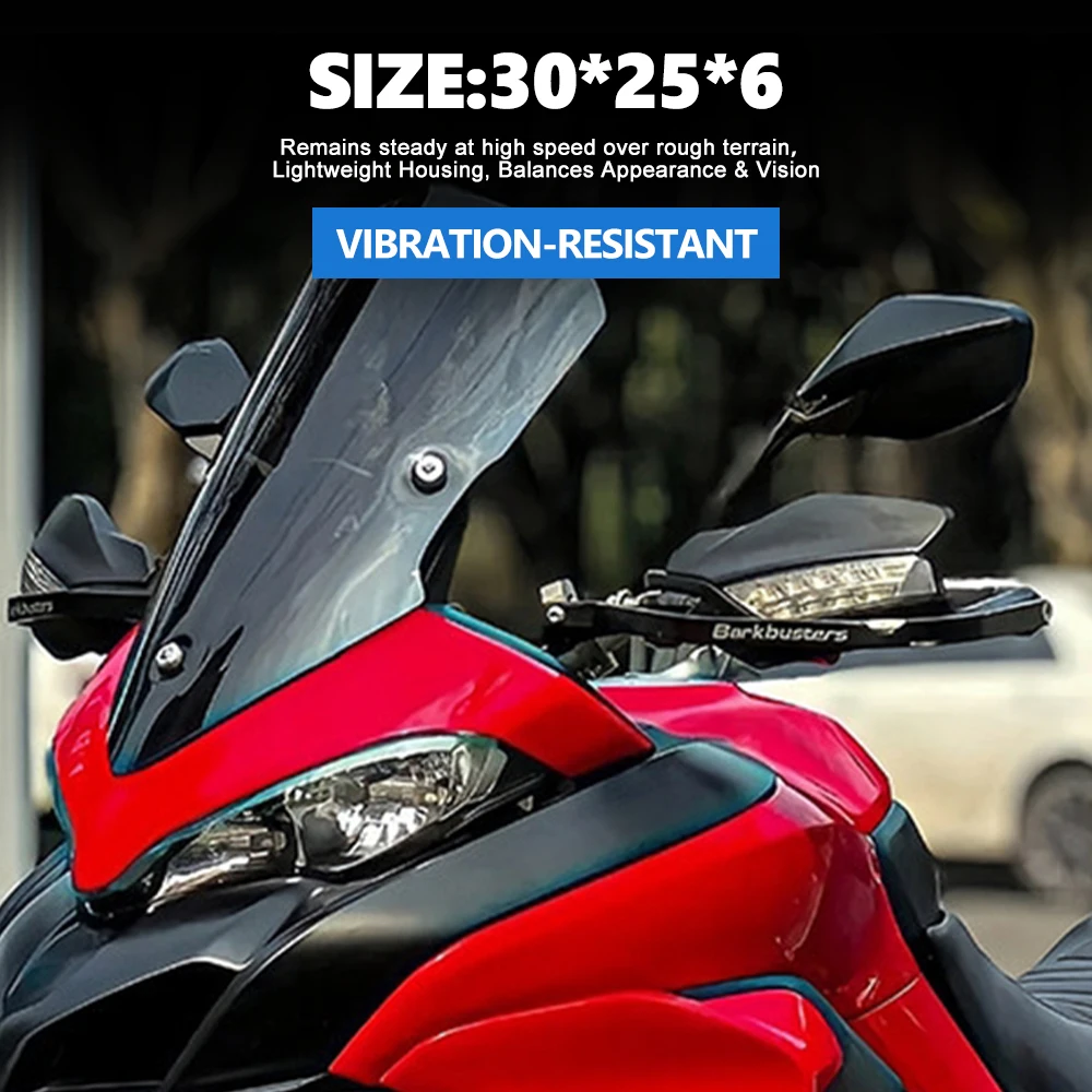 Motorcycle Rear View Mirrors Left Right Rearview Mirrors For Ducati Diavel 2014‑2017 XDiavel 2016 2019 Monster 1200 R 2016‑2019
