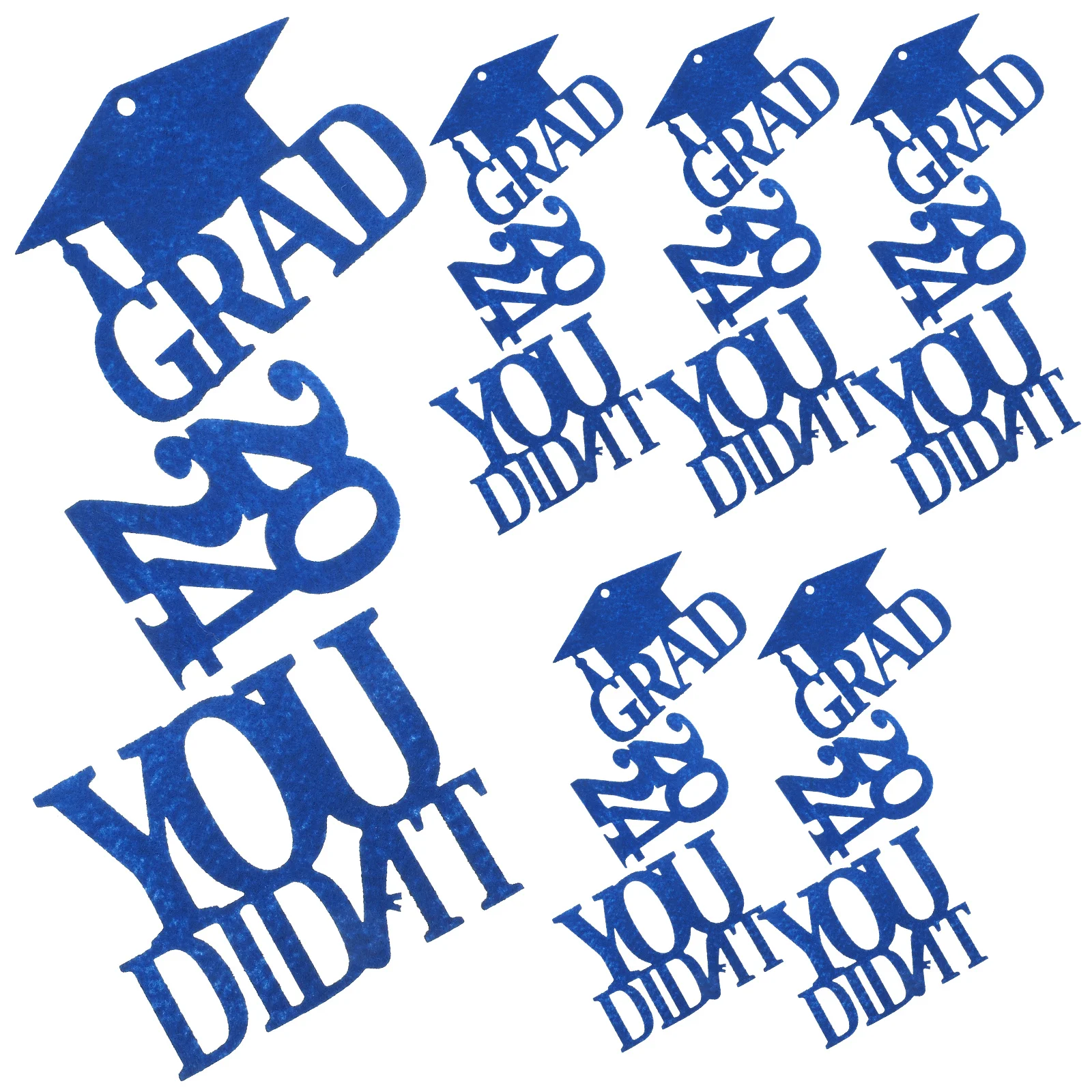 

18pcs Graduation Party Decor Vase Labels 2024 Hanging Tags For Centerpiece Room Decoration Photo Prop Party Favors Ornaments