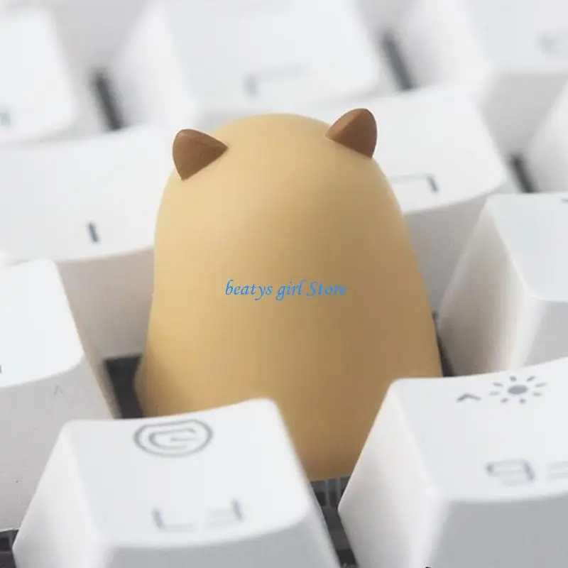 

C7AB Premium Resin Customs Keycaps Colorful Capybara Theme Smooth Texture Durability For Gaming Keyboards Accessories