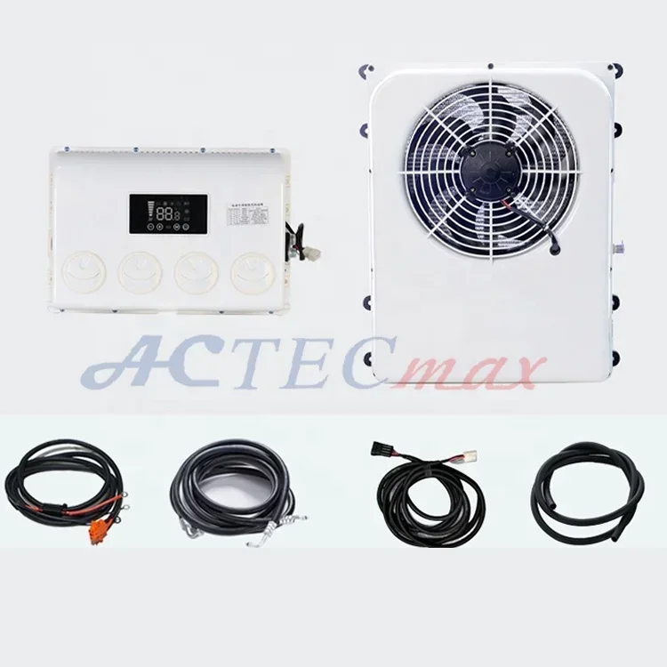 AC.161.078 12v Air Conditioning Systems Parking Cooler 24V 12 Volt Air Conditioner For Truck Tractor Camper Caravan Rv Van