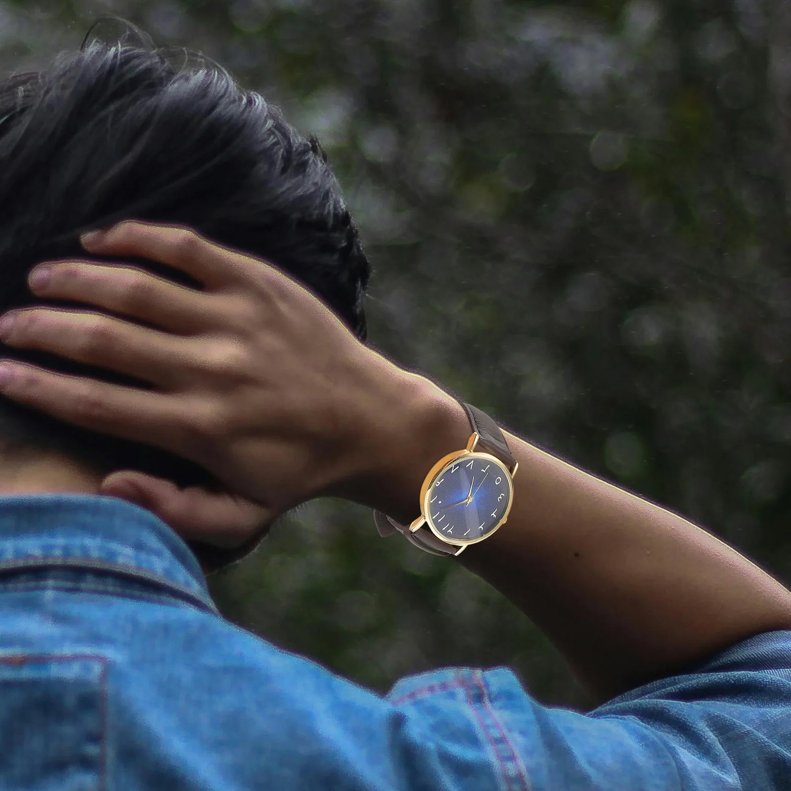 

Dial Wrist Watch Comfortable Adjustable Strap Stylish Arabic Numerals Watch for Adults Casual Business Leisure