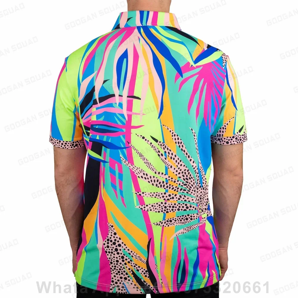 Polo Shirt For Men Leisure Short-sleeved Patchwork Men's Polos Quality Casual Summer Brand Men Clothing Golf Men's Polo Shirts