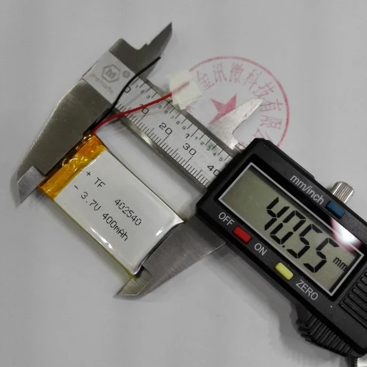 교통 레코더 배터리 402540 무선 카드 사운드 박스 3.7V 리튬 전기 GPS 네비게이터 일반