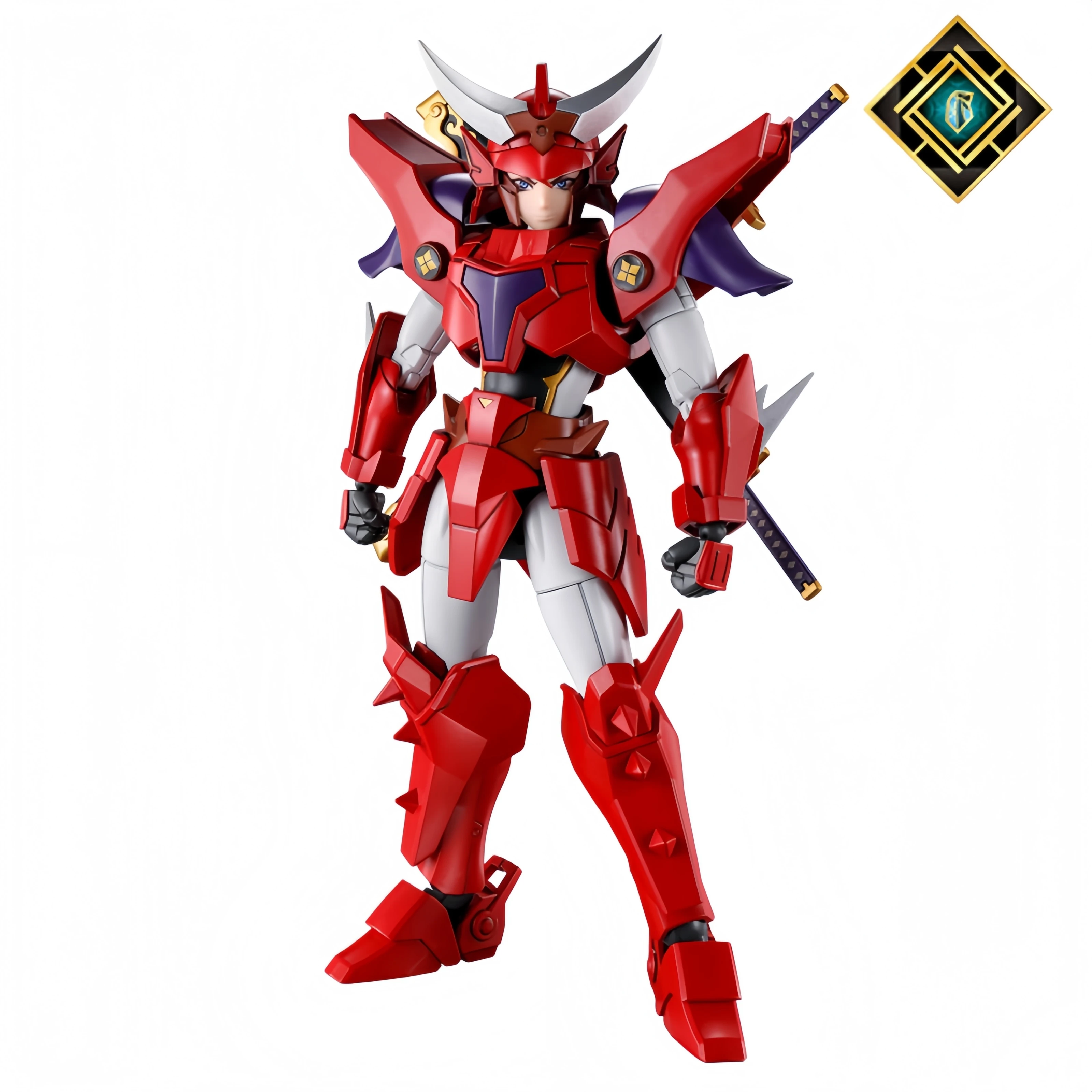 

Оригинальный сборный набор фигурок Bandai 30MF Gai of the Heat из аниме Yoroi-Shinden Samurai Troopers (Ronin Warriors)