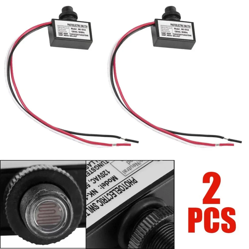 NK-101A Light Control Switch Photoelectric Switch Photocell Dusk To Dawn Sensor LED Lamp Light Control Switch Accessories