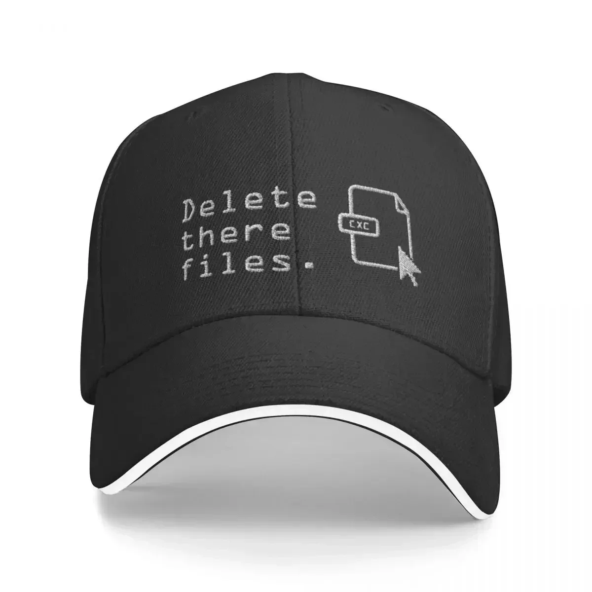 Delete There Files - Scammer Payback Baseball Caps Polychromatic Fashion Baseball Hats Breathable Casual Outdoor Unisex