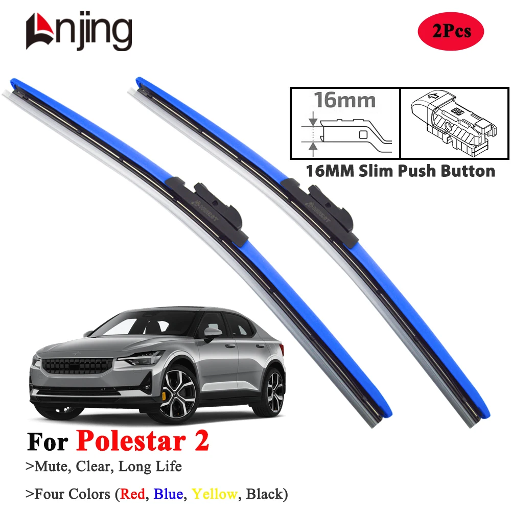 

LNJING Red Wiper Blades For Volvo Polestar 2 534 2019-Now