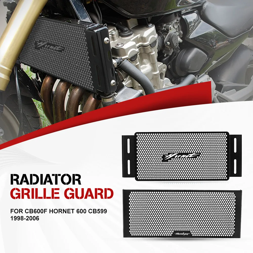 

FOR Honda CB600F Hornet 600 CB599 1998 1999 2000 2001 2002 2003 2004 2005 2006 Radiator Grille Guard Protector Cover Accessories