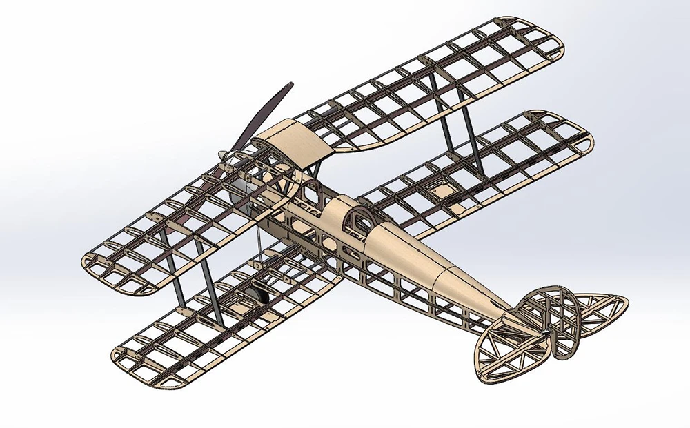 Balsawood-Kit d'avion électrique à l'échelle Tiger Moth, jouet de passe-temps RC, modèle d'avion à construire, 980mm, livraison gratuite