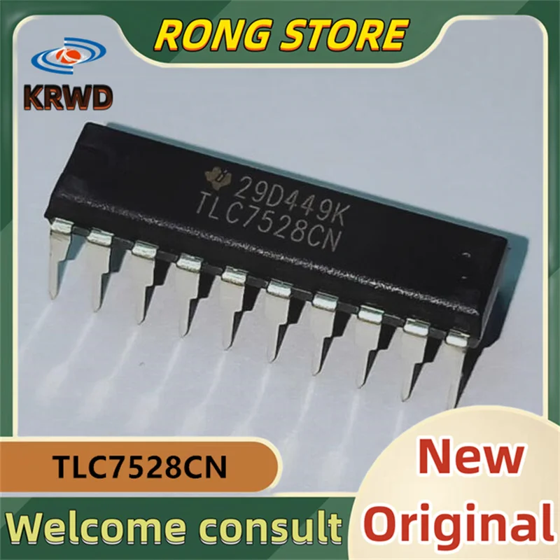 5PCS TLC7528CN New original  TLC7528 DIP20