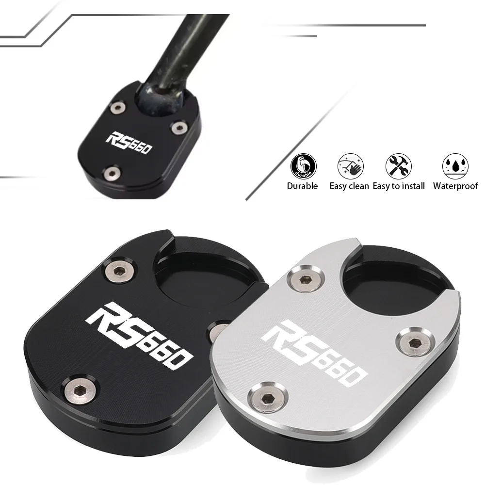 

2025 FOR Aprilia RS660 Tuono660 Motorcycle Side Stand Foot Enlarger Pad Kickstand Extension RS 660 Tuono 660 2021 2022 2023 2024