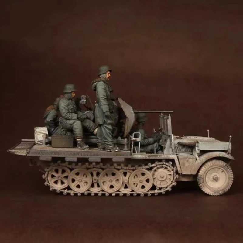 1/35 Resin Figures Model Kits History Military 5 Figures (Excluding Vehicles) Unassambled Unpainted 719