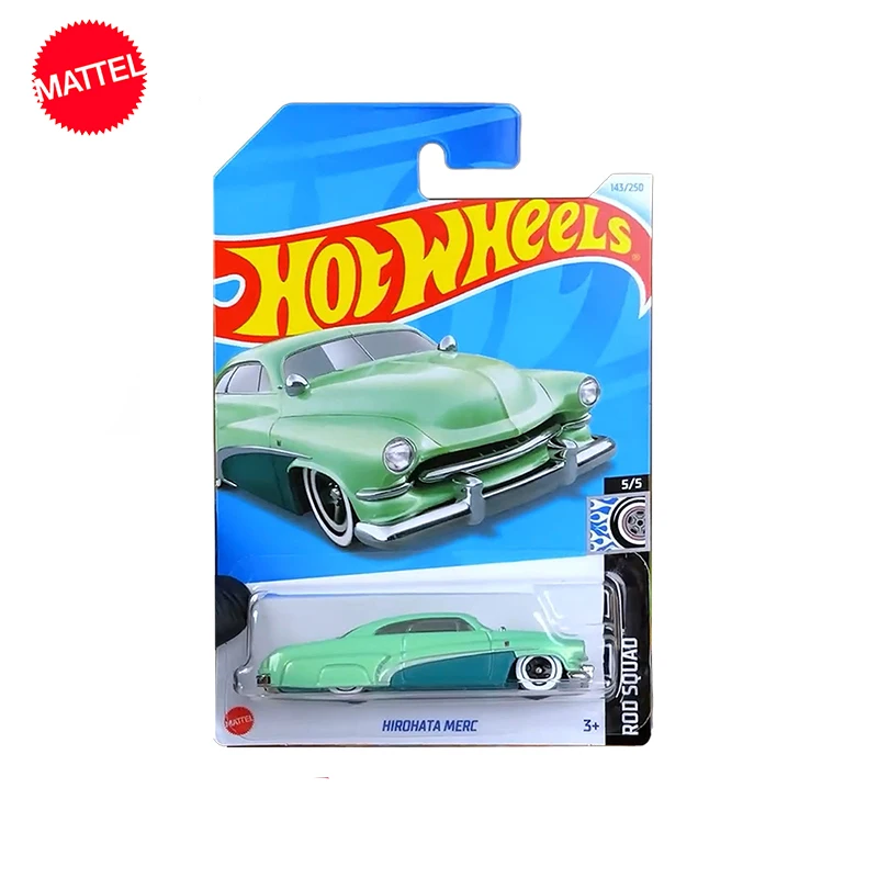 Oryginalny Mattel Toys Hot Wheels Car 1/64 C4982 Metal Diecast Hirohata Merc Model pojazdu Zabawka dla chłopców Kolekcja Prezent urodzinowy