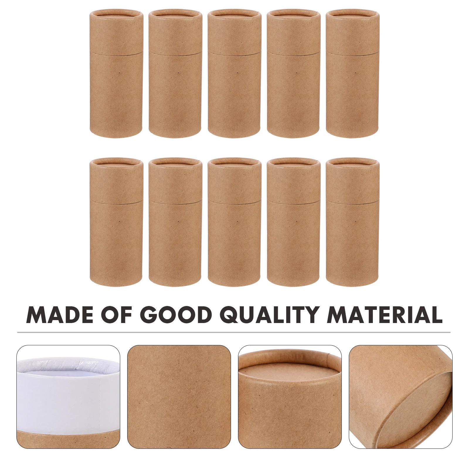 10 Pcs Essential Oil Bottle Paper Tube Box Storage Cans Gift Holder Face Mounting Practical Boxes Containers Child