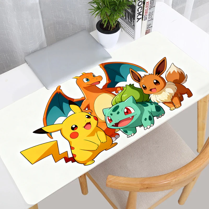 

Mouse Pad Gamer Larger xxl Computer Notebook Rubber Mousepad Office Laptop Carpet Gaming Accessories Pokemons Keyboard Desk Mat