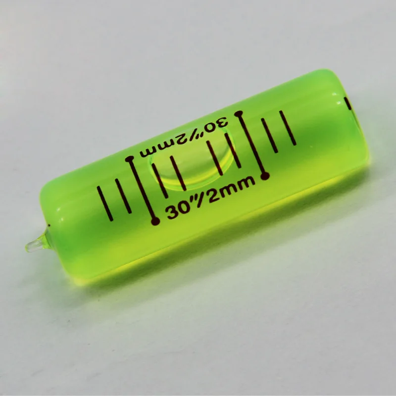 Burbuja de nivel largo de vidrio 30 "/2mm de nivel de burbuja teodolita de alta precisión