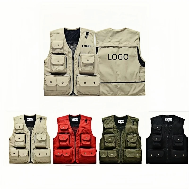 2025 New Spring, Autumn, and Summer Versatile Items in Stock, Fashionable and Trendy Wearing Vests, Men's Wear, Shopping an