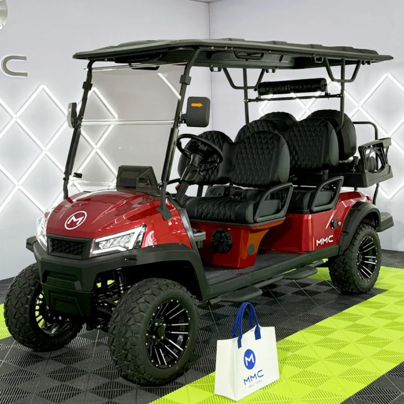 Factory Customize Good Price 48v 60v 72v Electric 4 Wheel Drive 5000w AC motor 4 person and 6 person Golf Cart Electric