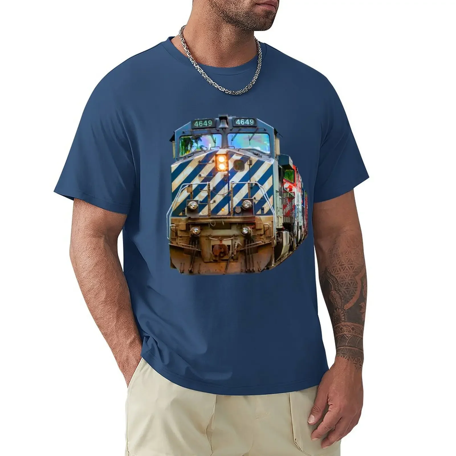 Locomotive in Canada T-shirt cute clothes vintage clothes quick-drying mens graphic t-shirts anime