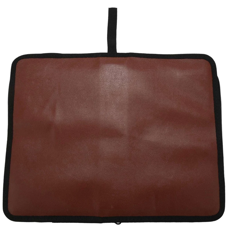 2X 80-Discs Portable Leather Storage Bag Zippered Storage Case For CD DVD Hard Disk Album - Brown