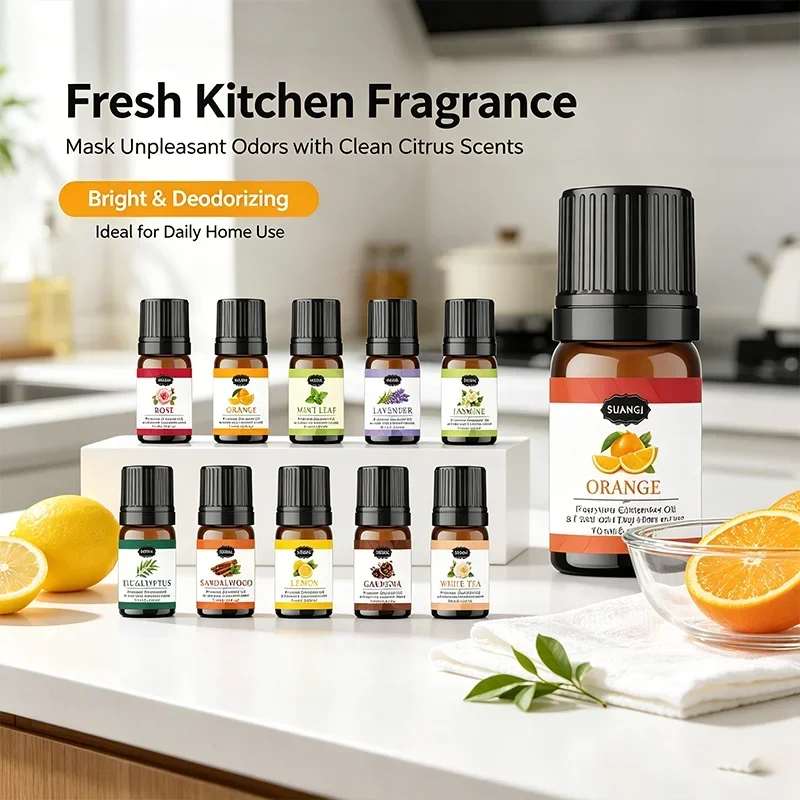 10Ml Essential Oil Fruit Flavor Natural Plant Making Diffuser Essential Oil Mango Pineapple Flavoring Oil for DIY Soap Candles