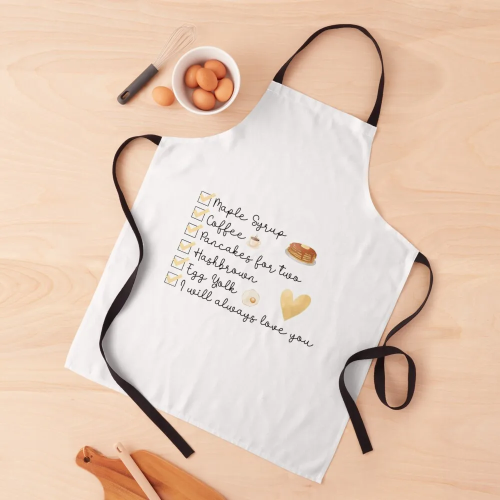 

Harry's House Keep Driving Breakfast List Apron barber men Women's Chef Accessory Apron