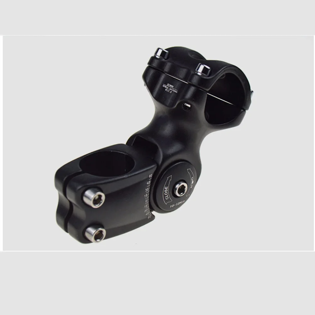 

1Pcs Adjustable Bike Stem Extender 31.8x90mm Aluminum Alloy Mountain Handlebar Riser Pressure Relief Stable Cycling Accessory