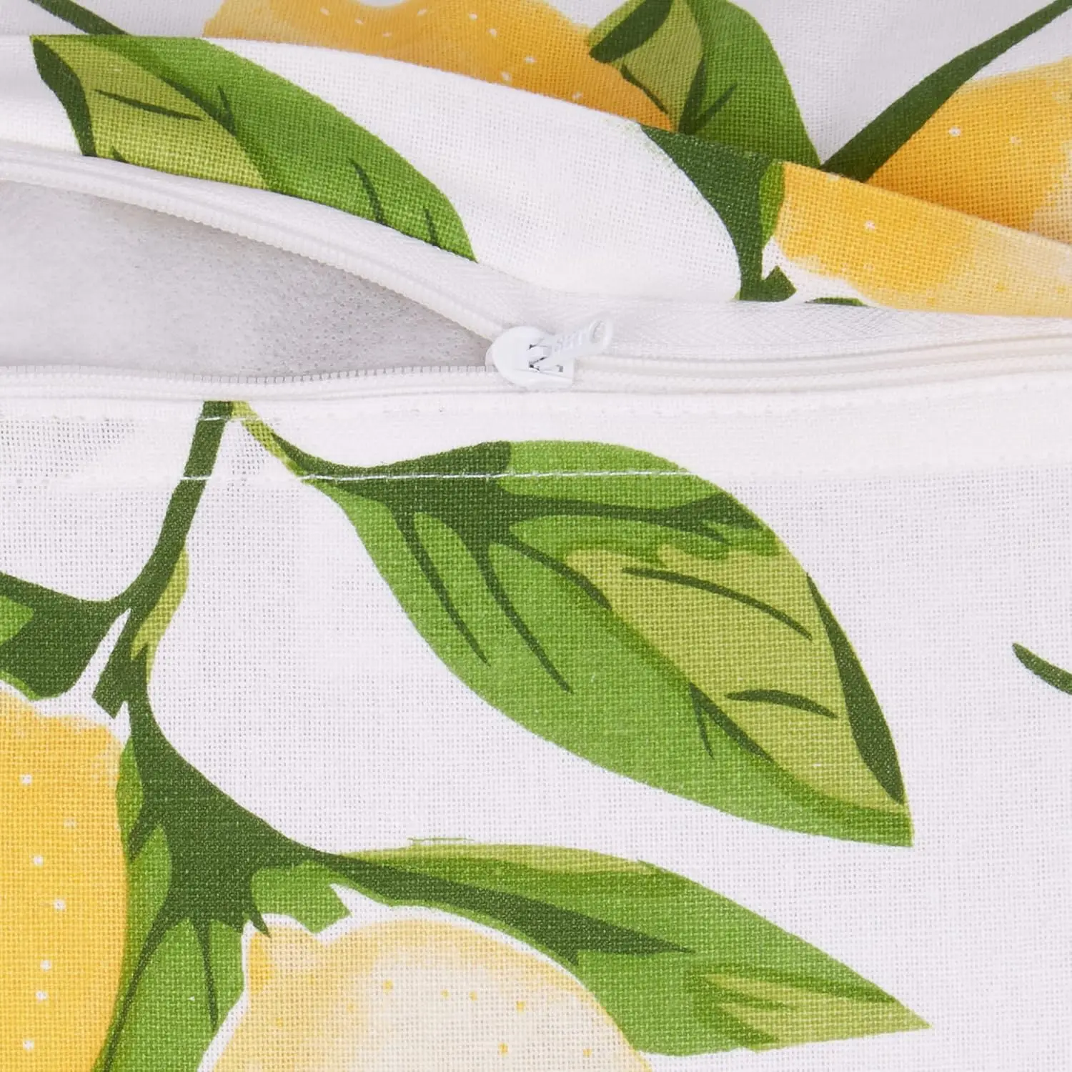 4Pcs Minimalist Lemon Throw Pillow Covers with Simple Stripe & Citrus Vine Design Cushion Cases for Elegant, Refreshing Home