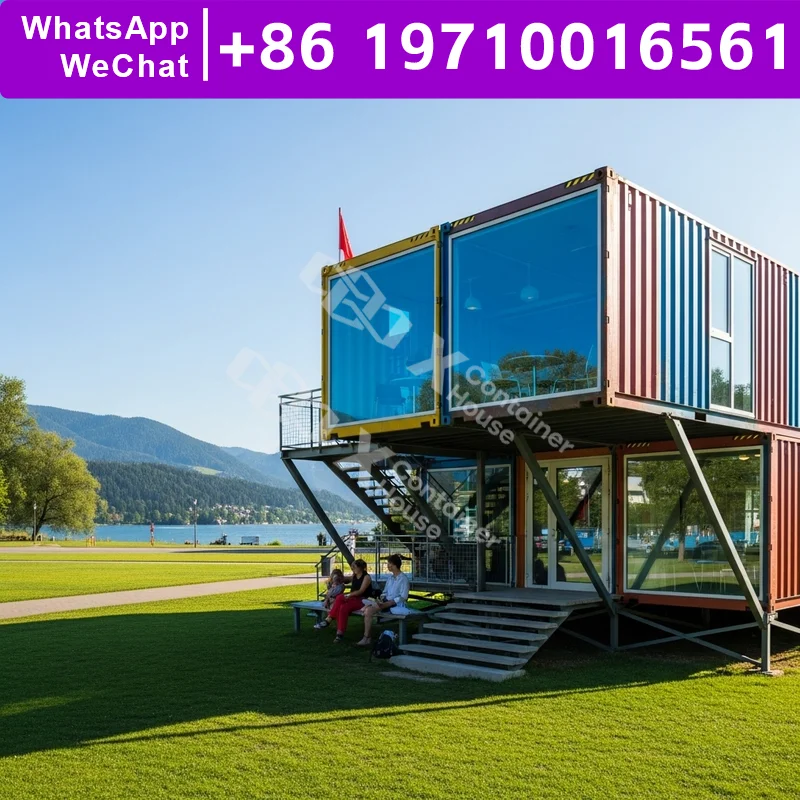 

Portable Commercial Shop Prefab Cabins Modern Shipping Container Home Earthquake Resistant Off Grid Flat Pack House Small House