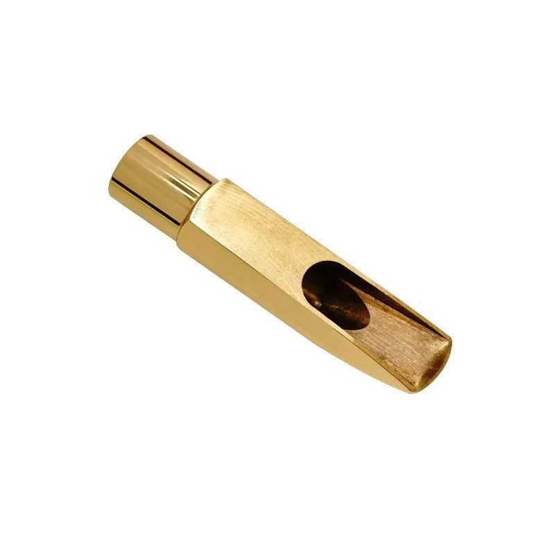 Alto Saxophone Metal Mouthpiece with Ligature & Tooth Pad Professional Saxophone Replacement Accessories