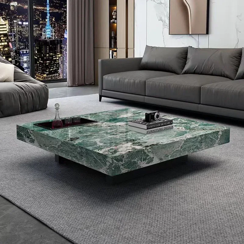 Metal Nordic Coffee Tables Luxury Black Modern Big Coffee Table Wooden Designer Mesa De Centro De Sala Living Room Furniture