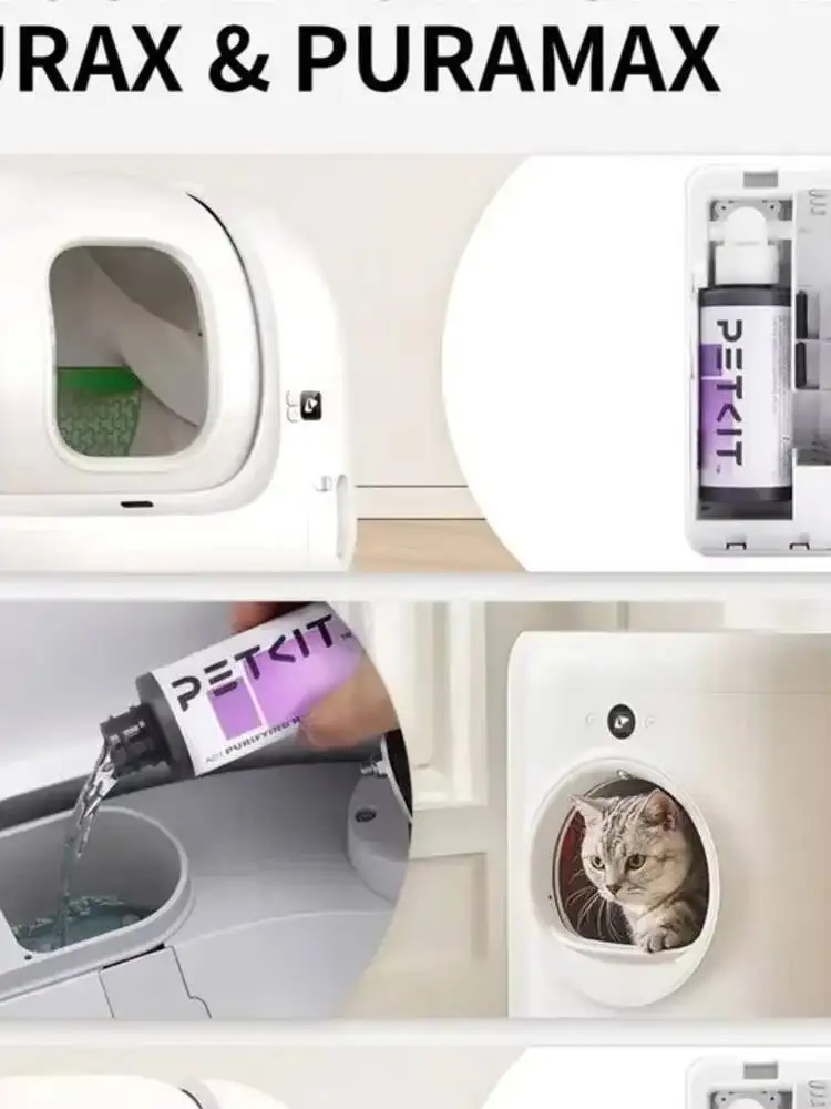 Wkłady do oczyszczania powietrza PETKIT Purax Puramax do samoczyszczącej kuwety dla kotów, samoczyszczący dezodorant, łatwy do przenoszenia, do użytku dla kotów. — 2