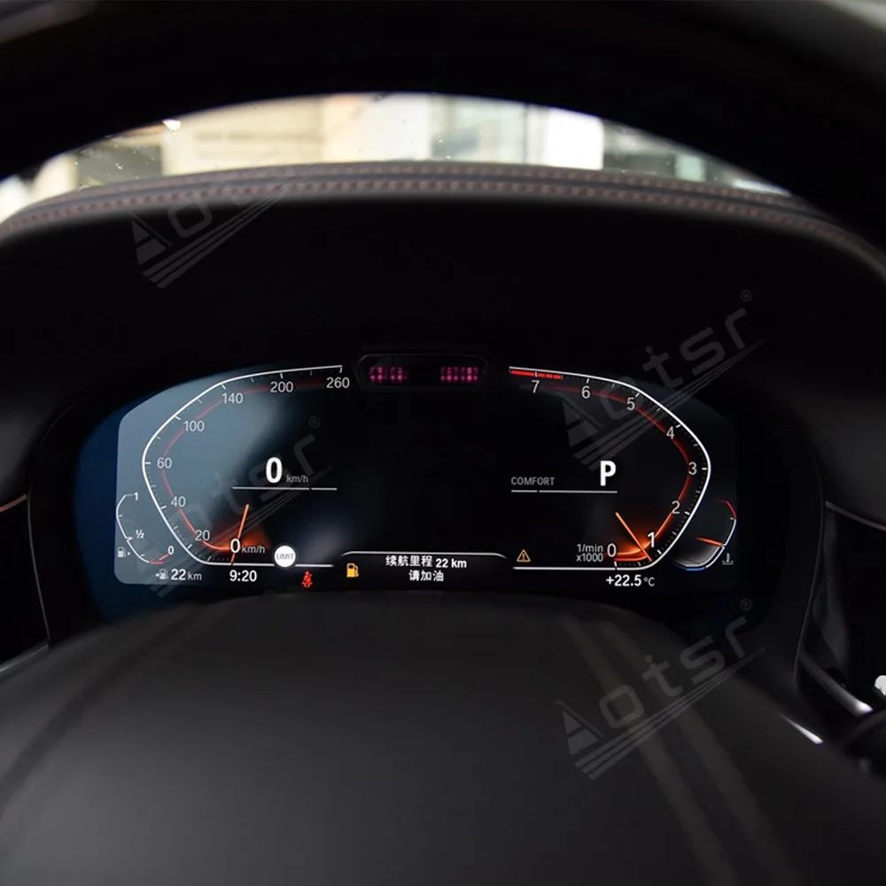 

12.3 inch Car Cockpit Digital Cluster For BMW 3/5/7 Series 2017-2019 LCD instrunent panel Speed Meter Screen Stereo Dashboard