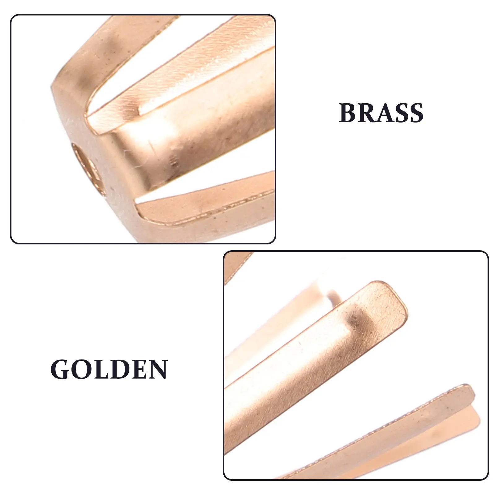 Golf Shaft Adapter Shim Universal Brass Octopus Design 6-Arm Precision Stability Spacer for Club Socket Adaptation Golf