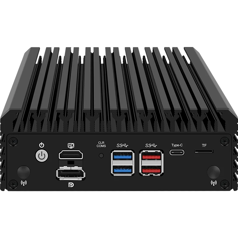 Imagem -03 - Fanless Macio Router12th Gen Intel Core i7 1265u i5 1235u i3 1215u Intel I226-v 2.5g Mini Dispositivo de Firewall pc Proxmox Win11